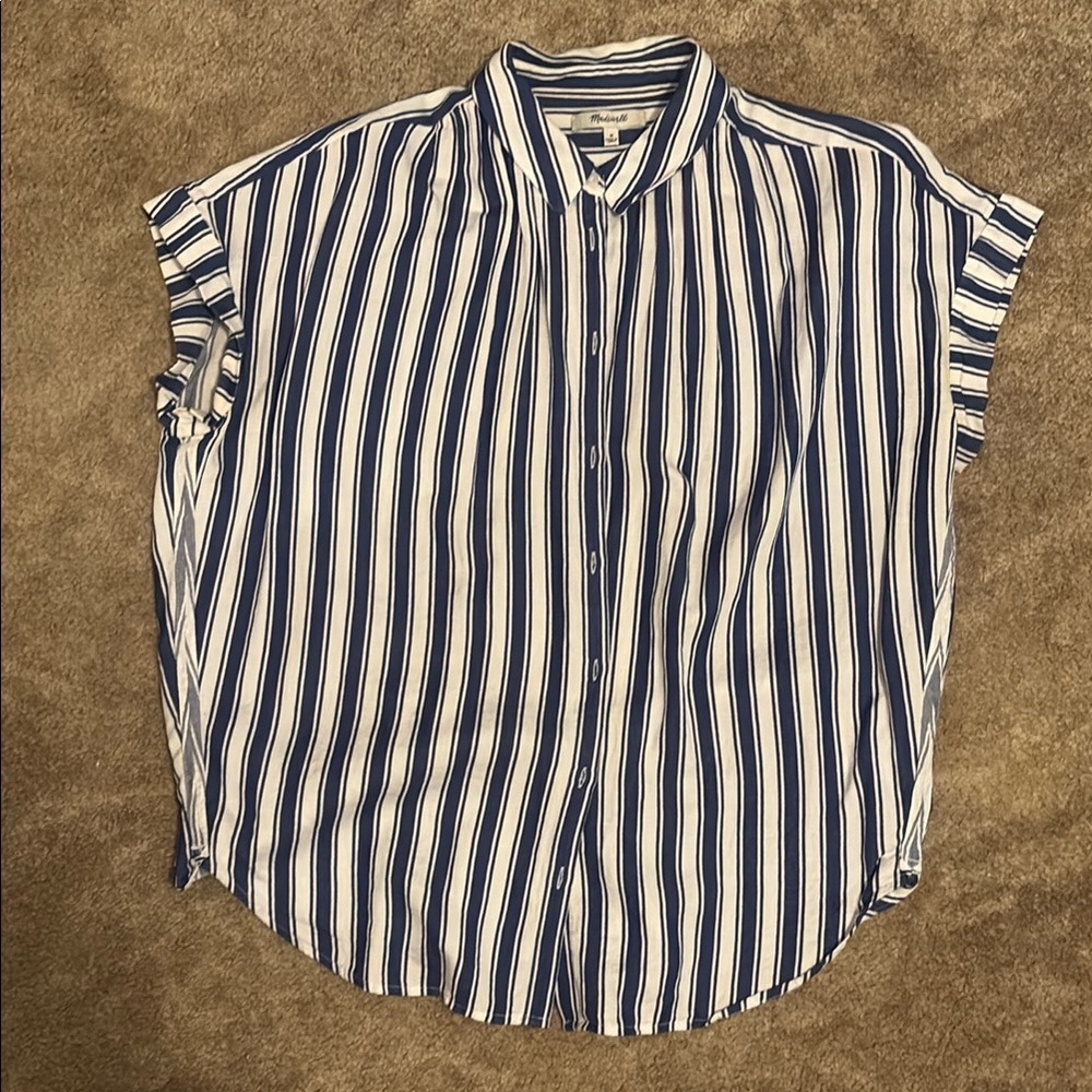 Madewell Women's Striped Button Down Shirt